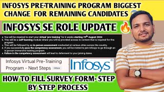 INFOSYS BIGGEST CHANGE IN SE PRETRAINING PROGRAM 😱  6 WEEKS TRAINING  SELFSTUDY MODEONBOARDING [upl. by Constanta]