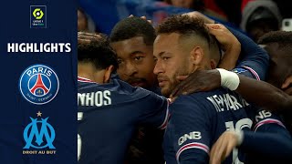 PARIS SAINTGERMAIN  OLYMPIQUE DE MARSEILLE 2  1  Highlights  PSG  OM  20212022 [upl. by Carnay]