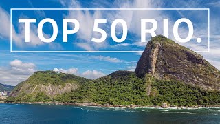 TOP 50 RIO DE JANEIRO  Guia com  50 ATRAÇÕES para você escolher O QUE FAZER na Cidade Maravilhosa [upl. by Saunderson]