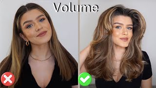 Bouncy Blow Dry Technique for Ultimate Volume [upl. by Haldeman]