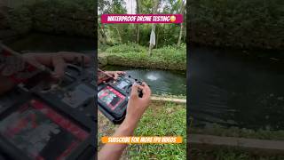 Fully waterproof fpv drone✅🚀😍 by ajufpv🙌 fpv waterproof drone testing quadcopter fpvracing [upl. by Sparky962]