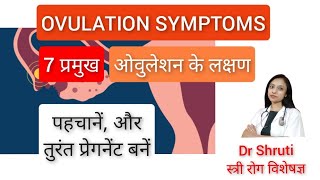 OVULATION SYMPTOMSOVULATION DAY  7 प्रमुख ओवुलेशन के लक्षण [upl. by Norac]