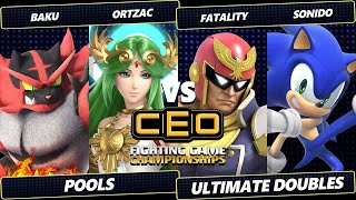 CEO 2024  Fatality amp Sonido Vs Baku amp Ortzac  Smash Ultimate  SSBU [upl. by Nooj]