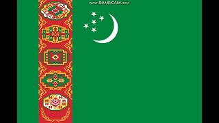 The National Anthem Of Turkmenistan [upl. by Lynnworth]