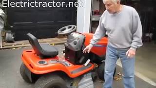 FARM SHOW  How To Convert A Gas Lawn Tractor To Be Electric Powered [upl. by Nirrol441]