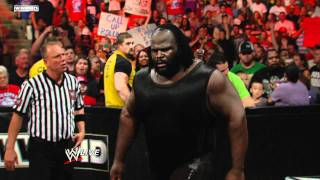 Raw Kane vs Mark Henry  Arm Wrestling Contest [upl. by Asilahs432]