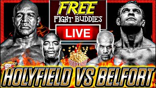 🔴EVANDER HOLYFIELD vs VITOR BELFORT  ANDERSON SILVA vs TITO ORTIZ LIVE TRILLER FIGHT REACTION [upl. by Elin]