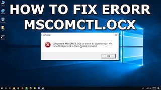 How to Fix COMDLG32ocx Missing or Invalid Error Windows 1011 [upl. by Prudhoe349]