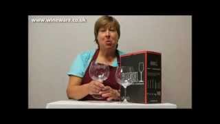 Riedel Vinum Montrachet  Chardonnay Wine Glass Video  641697  Wineware [upl. by Landry]