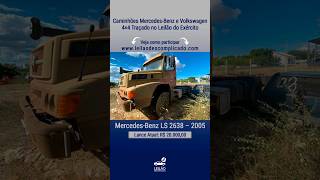 Caminhões MercedesBenz e Volkswagen 4×4 Traçado no Leilão do Exército [upl. by Voltmer908]