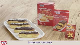 Receptidee Eclairs met chocolade [upl. by Adnuhsar]