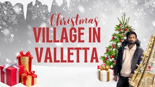 Enchanting Christmas Village in Valletta malta [upl. by Fillian]