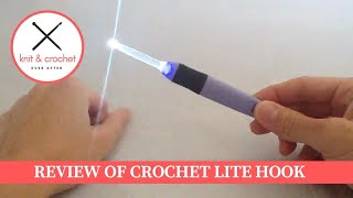 Review of Crochet Lite Crochet Hook [upl. by Ahsilet474]