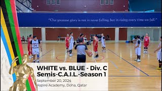 White vs Red  Div C  CAIL  Semis  20 Sep 24 [upl. by Ocirne]