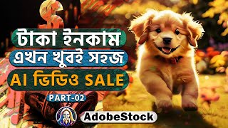 AI ভিডিও সেল করে ইনকাম খুবই সহজ  Sale ai video on Adobe Stock  How to sell videos on Adobe Stock [upl. by Hevak]