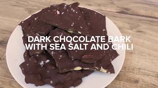 GoodLife Kitchen Food Life Chocolate Bark with nuts sea salt and chili [upl. by Antonetta783]