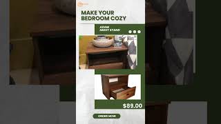 Bedside Table 😍 comfortfurniture cozy nightstand [upl. by Trofmoc]