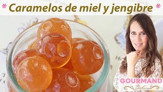 Caramelos de miel y jengibre  Caramelos caseros  Gourmand Backery [upl. by Cassandra]