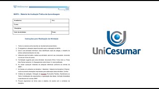 MAPAPORTFÓLIO  IMERSÃO PROFISSIONAL GESTÃO ADMINISTRATIVOFINANCEIRA  532024 [upl. by Massarelli]