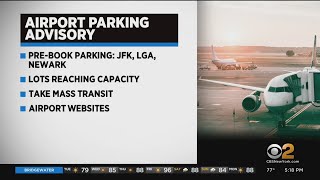 Port Authority asks travelers to prebook parking at airports [upl. by Leonhard]