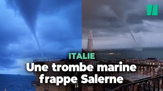 Le spectacle incroyable d’une trombe marine près de Naples [upl. by Joane]