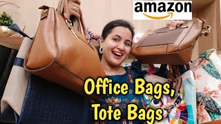 Trendy BAGS HAUL Amazon Office bags  Sling Bags  Amazon Prime Day Sale  Neemas Corner [upl. by Liryc]