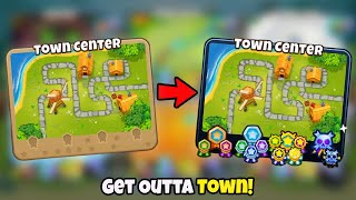 How Fast Can You Black Border Town Center in BTD6 [upl. by Zolnay]