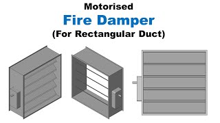 Create Motorised Fire Damper Revit Family For Rectangular Duct Parametric [upl. by Malita]