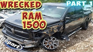 Bought Wrecked 2016 Dodge RAM 1500 from Copart to Rebuild Part 1 [upl. by Cassidy]