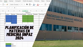 Organizando mi Cuatrimestre Planificación de Materias en Medicina unpaz 2024 [upl. by Siulesoj]