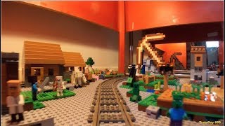 OneWay around the 2020 Lego Train Set Anticlockwise [upl. by Laicram]