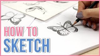 How to Sketch  Sketching Tips for Beginners  Art Journal Thursday Ep 21 [upl. by Asaert]