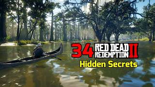 34 Hidden Secrets That Players Missed in Swamp  Red Dead Redemption 2 [upl. by Lachish]