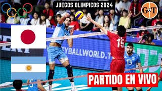 🛑ARGENTINA VS JAPON EN VIVO 🏆VOLEY MASCULINO JUEGOS OLIMPICOS 2024 🌎GRANEGA [upl. by Baer160]