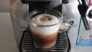 Nespresso D290  How to make a Capuccino [upl. by Musihc624]