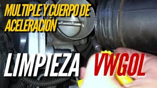 VWGOL  AFINACION PRO  MULTIPLE Y CUERPO DE ACELERACION  16 8V vwgol goltrend afinacion [upl. by Aerehs]