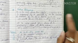 solvable group notes abstract algebra unit1 [upl. by Jarib178]