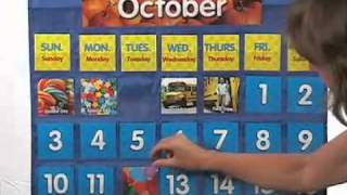 Scholastic Teaching Resources Monthly Calendar Pocket Chart [upl. by Lrad]