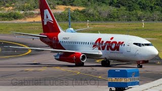 HD  MAO  Avior Airlines Boeing 7372Y5 At Manaus Eduardo Gomes  SBEG Brazil [upl. by Nhguavoj227]