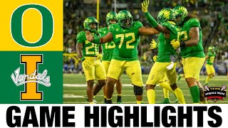 3 Oregon vs Idaho Highlights  2024 FBS Week 1  College Football Highlights [upl. by Annam773]