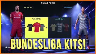 FIFA 22  All Bundesliga Team amp Kits [upl. by Enileuqaj]