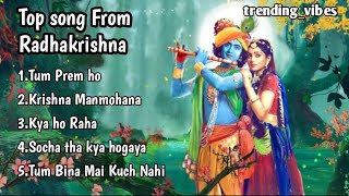 Top 5 Song From Radha krishna   Radha Krishna Serial  Best Krishna Bhajan sumellika [upl. by Nahgaem972]