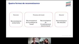 Webinaire  la reconnaissance au travail quelle place et quelle importance [upl. by Edrahc]