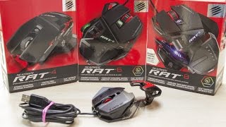 UNBOXING  Mad Catz  découverte en vidéo de la nouvelle gamme RAT [upl. by Rolyab]