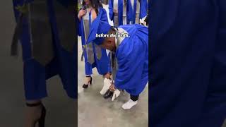 Breaking out the Moonwalk during Graduation 🎓 🤣 [upl. by Mulvihill]