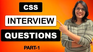 CSS Interview Questions  Most Asked CSS Interview Questions  HTMLCSS Questions  PART2 [upl. by Ataliah173]