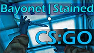 CSGO Bayonet  Stained Knife HD 60 FPS 1080p [upl. by Mcgray73]