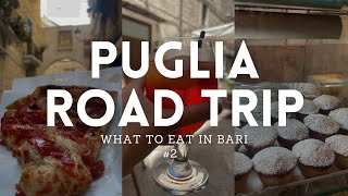 PUGLIA ROAD TRIP  What to eat in Bari Vlog 2 [upl. by Rena]