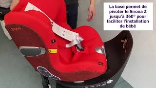 Test du siège auto Sirona Z iSize de Cybex [upl. by Rosen]