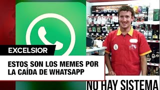 Estos son los memes más divertidos por la caída de WhatsApp [upl. by Materi680]